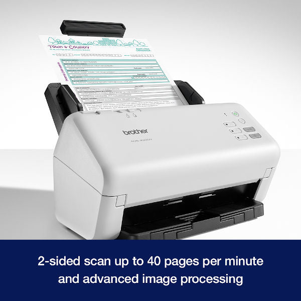 Brother Ads-4300N scanner 2 sided scanning