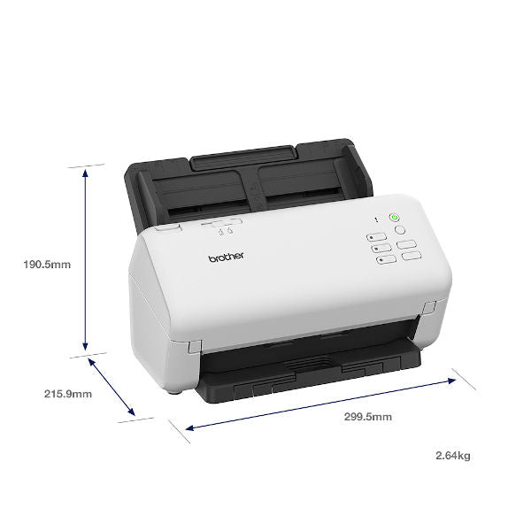 Brother ADS-4300N scanner dimensions